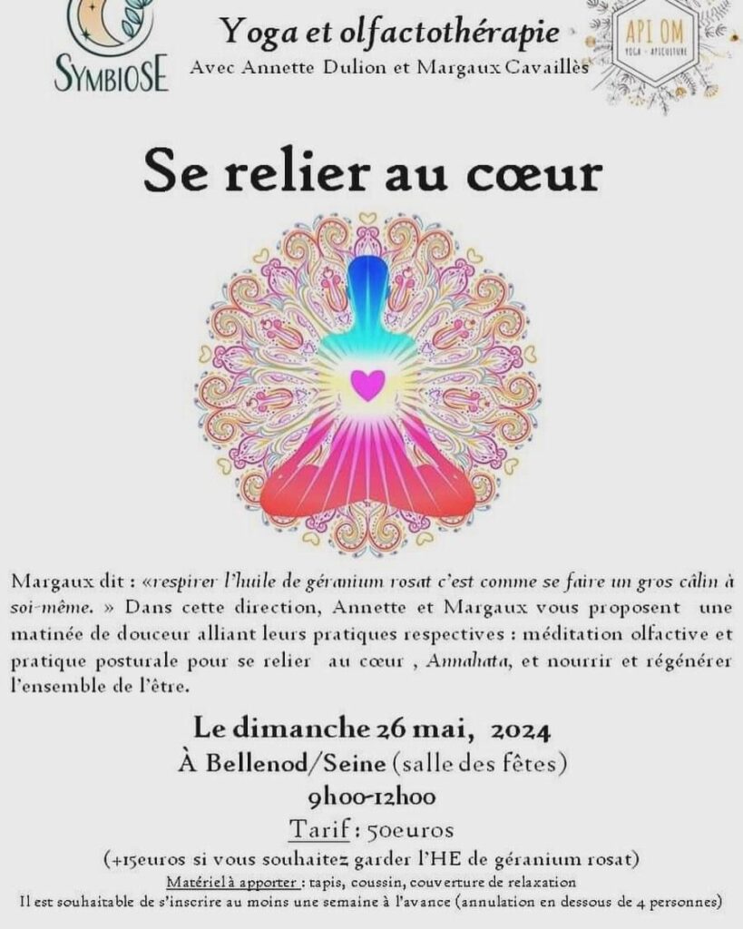 Atelier Se relier au cœur en aromathérapide